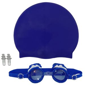 عینک و کلاه شنا مدل S-40056 به همراه گوش گیر